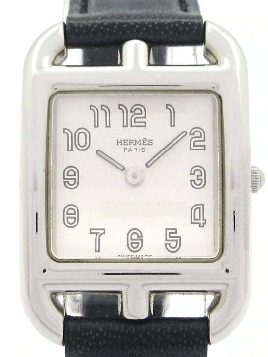 HERMES Cape Cod CC1.210 1****** Silver Black Women\'s Wrist Watch main image 5